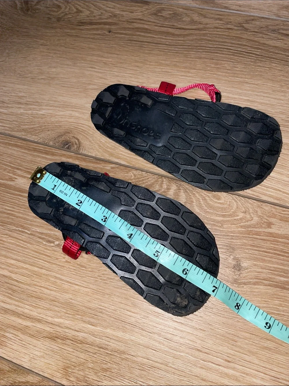 Kids Unshoes Sandals ~ Red Straps